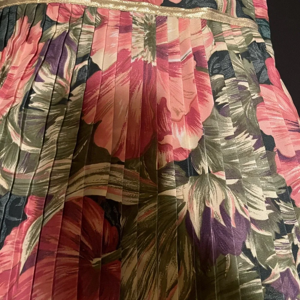 Floral Patterned / Antique Shower curtain/ Firm Price